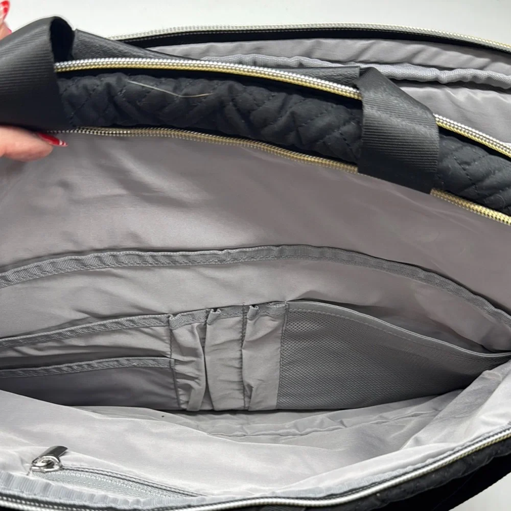 Bagsmart Black Quilted Computer Bag TOT7893B